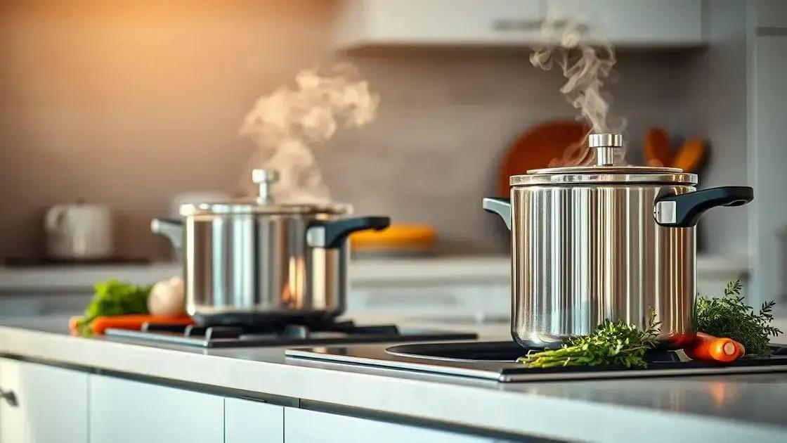 Benefícios práticos ao usar a panela de pressão