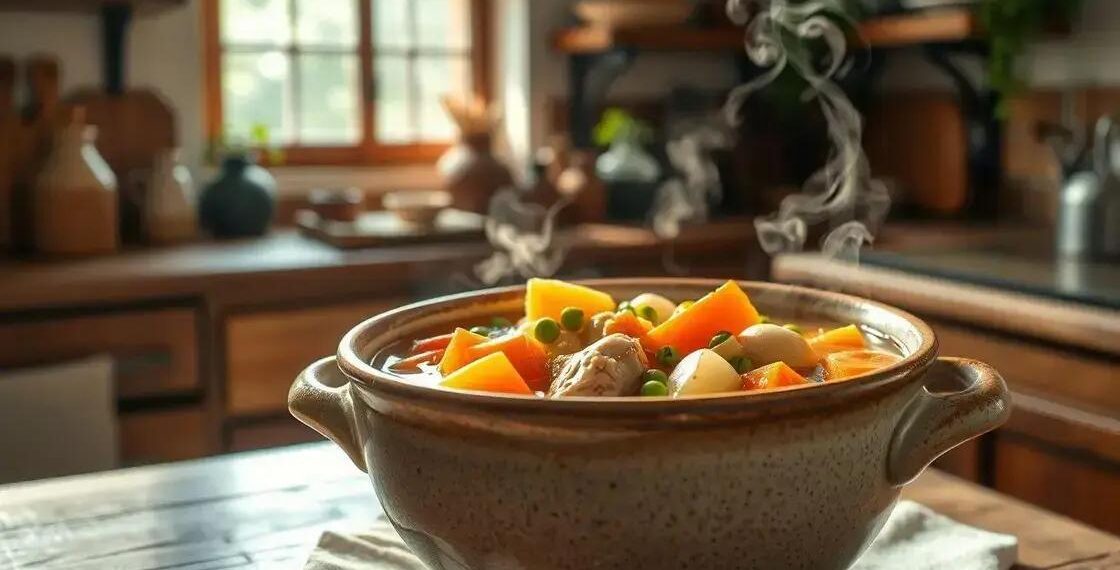 Caldinho de frango com legumes: receita caseira que aquece o coração