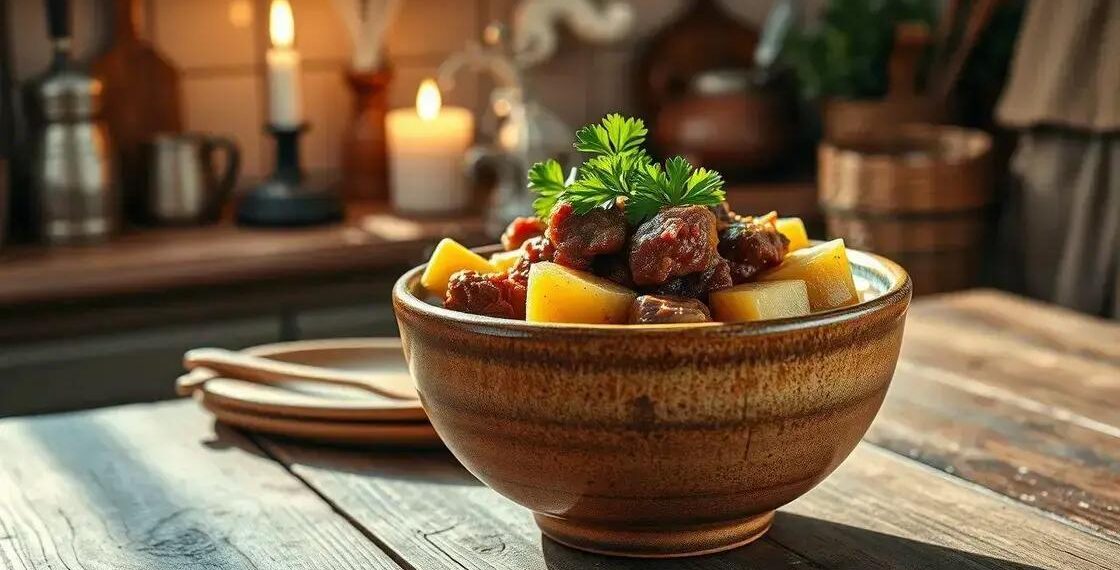 Caldo de batatinha com carne: receita caseira que aquece o coração