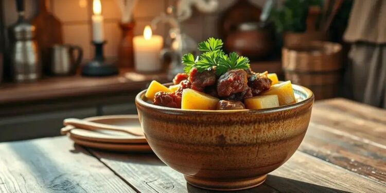 Caldo de batatinha com carne: receita caseira que aquece o coração