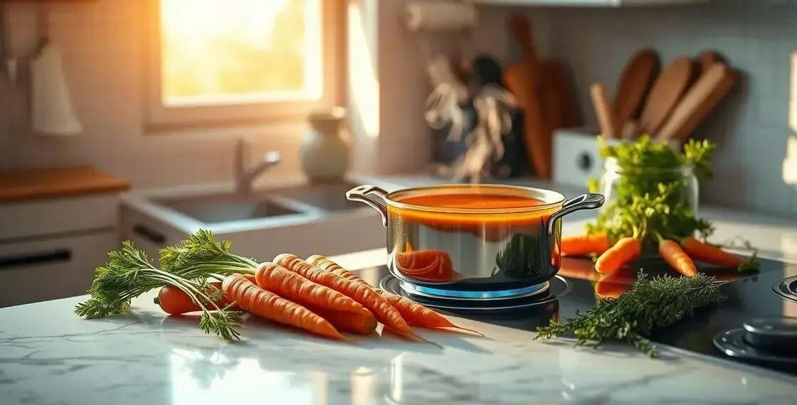 caldo de cenoura; descubra como fazer uma sopa nutritiva em casa