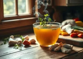 Caldo de frango simples: o segredo para pratos saborosos e nutritivos