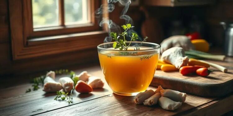 Caldo de frango simples: o segredo para pratos saborosos e nutritivos