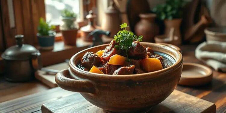 Caldo de inhame com carne: receita que aquece o corpo e fortalece a imunidade