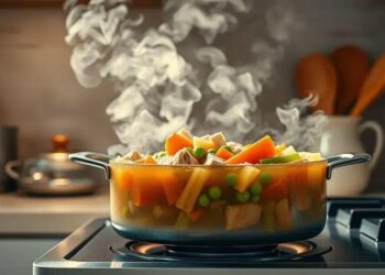 caldo de legumes com frango; descubra como fazer em minutos, dicas simples
