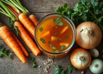 Caldo de legumes simples: o segredo para pratos mais saborosos e nutritivos