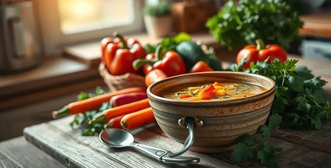 Calorias da sopa de legumes; quanto há em cada prato e como usar na dieta