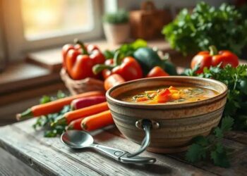 Calorias da sopa de legumes; quanto há em cada prato e como usar na dieta