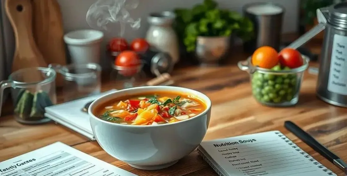 Calorias de sopa de legumes: como reduzir calorias sem perder sabor