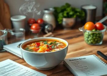 Calorias de sopa de legumes: como reduzir calorias sem perder sabor