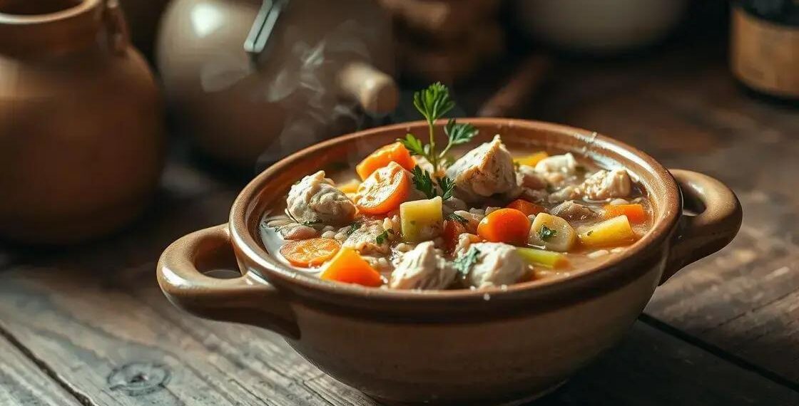 Canja de frango com arroz: o conforto que cura e aquece a alma