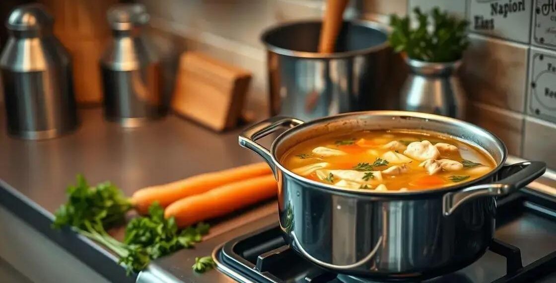 canja de frango; o segredo para um caldo rico em sabor e conforto