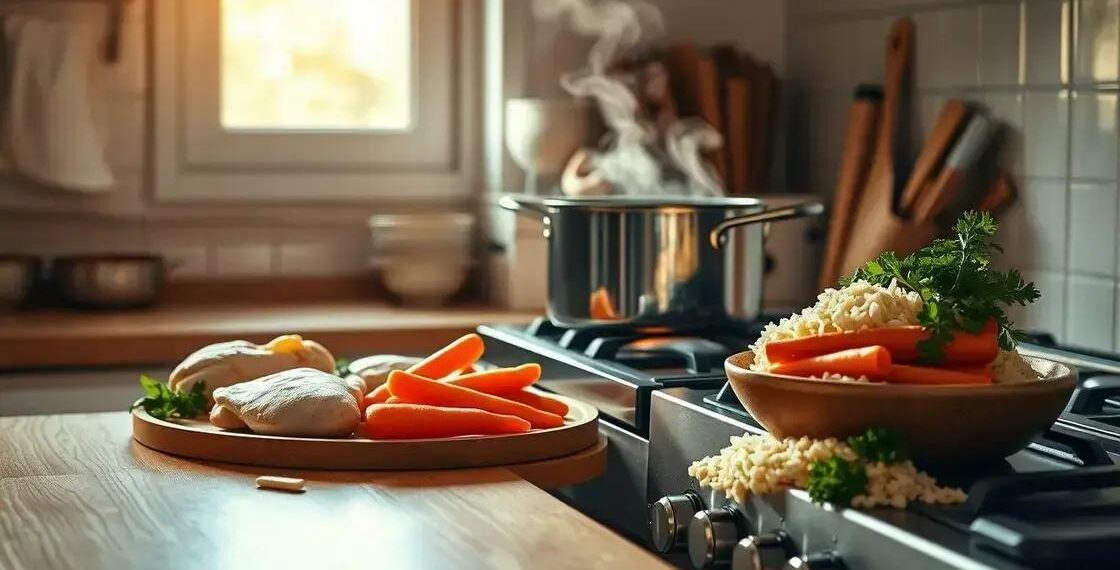 canja de galinha como fazer; aprenda o passo a passo para uma sopa reconfortante