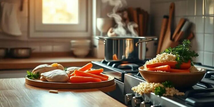 canja de galinha como fazer; aprenda o passo a passo para uma sopa reconfortante