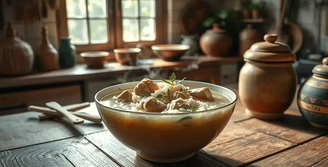 canja de galinha simples: rápido de fazer, sabor reconfortante em poucos minutos