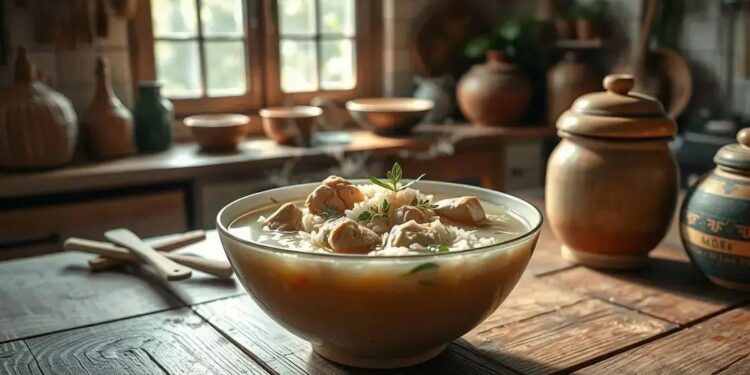 canja de galinha simples: rápido de fazer, sabor reconfortante em poucos minutos