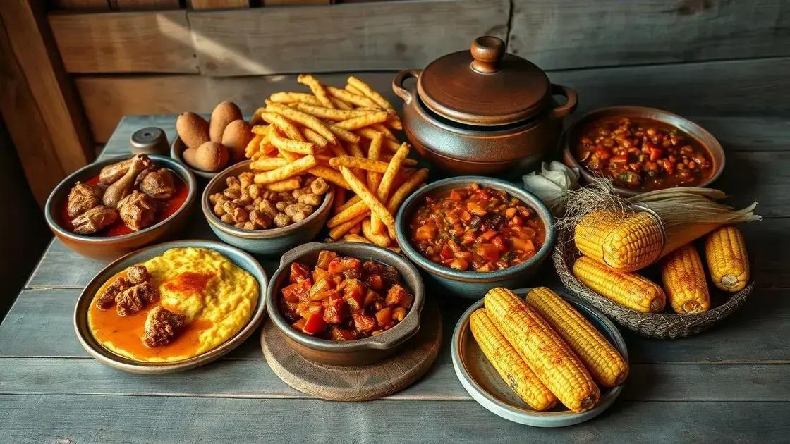 Cardápio tradicional: pratos que conquistam paladares