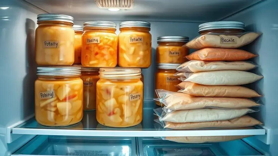 como armazenar e reaproveitar a sopa