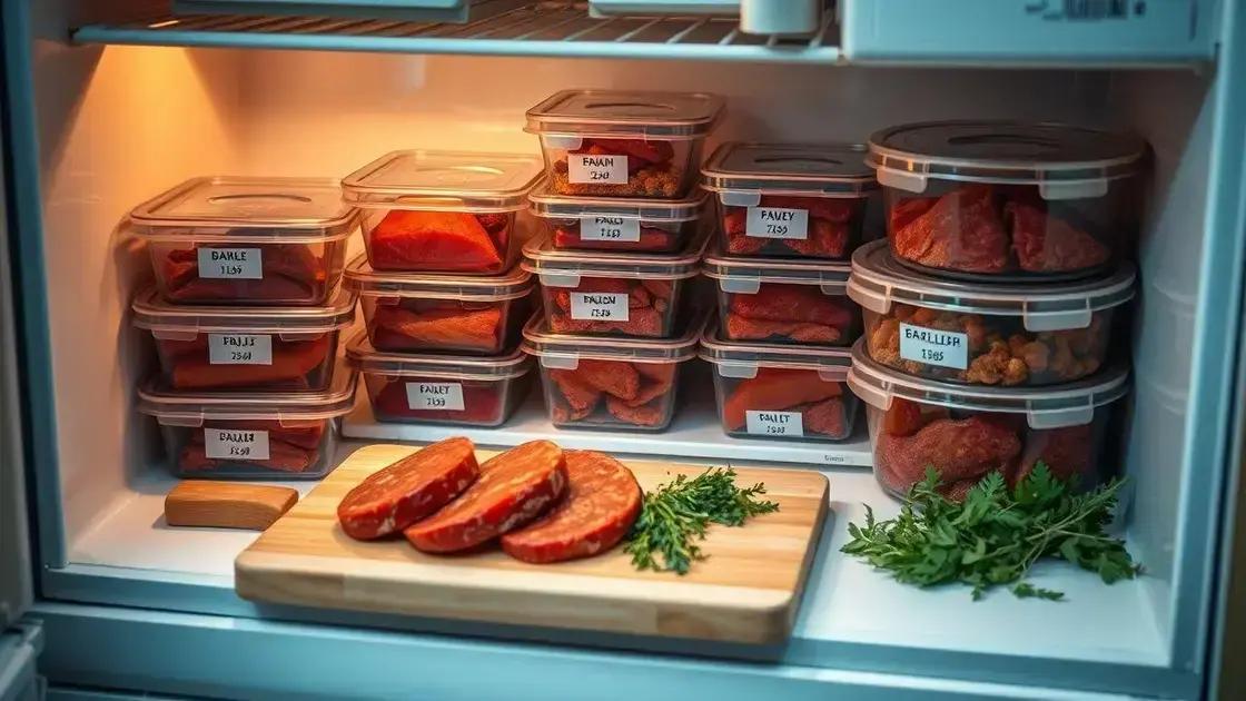 como armazenar e reaproveitar sobras de carne