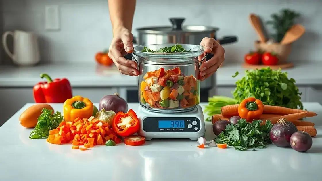 Como calcular porções sem perder o sabor