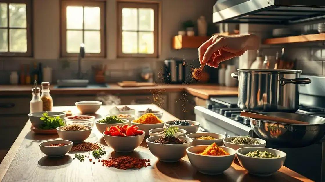 Como combinar ingredientes para sabores consistentes