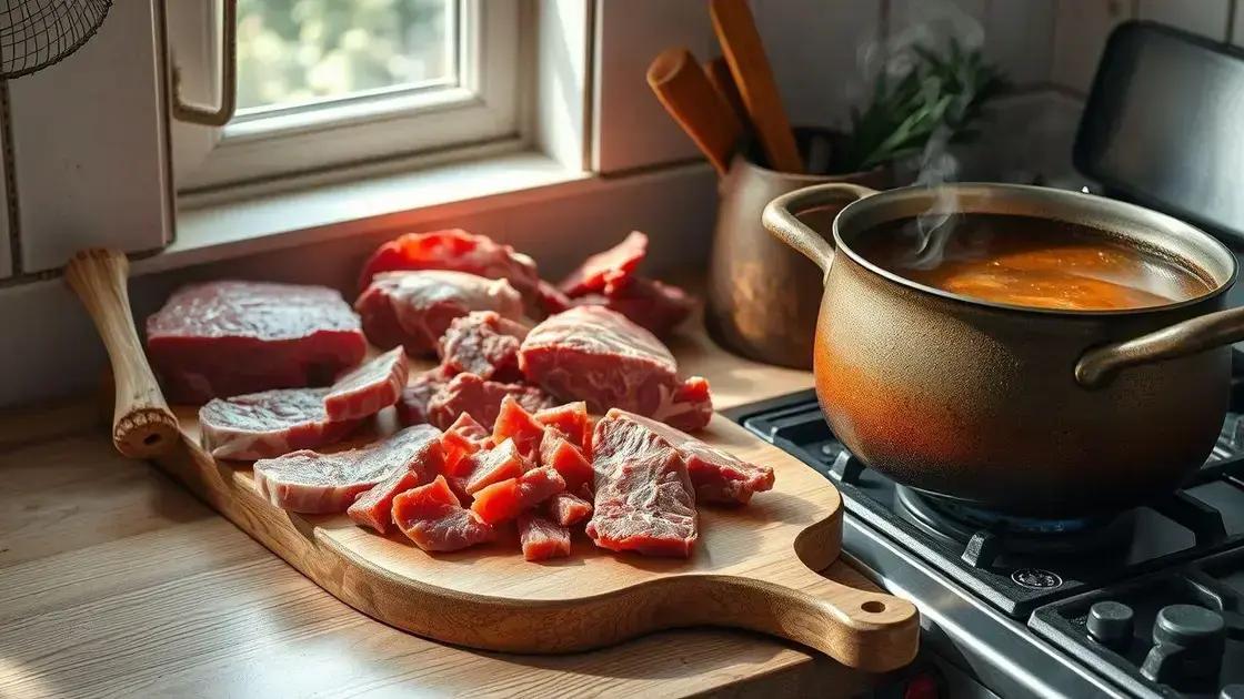 Como escolher a carne certa conforme o caldo