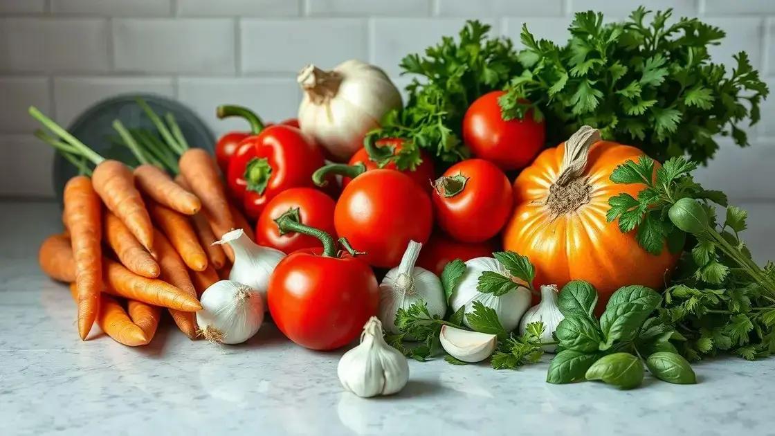 Como escolher ingredientes frescos e aromáticos