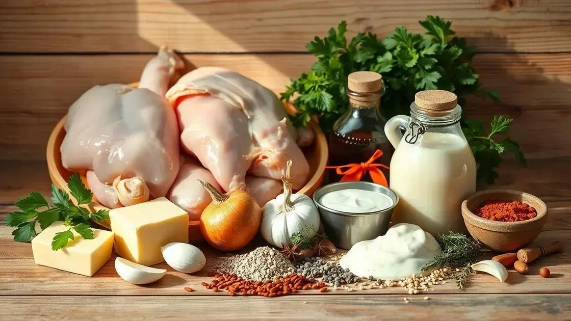 Como escolher os ingredientes para o creme de galinha