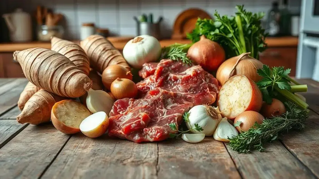 Como escolher os melhores ingredientes para o caldo
