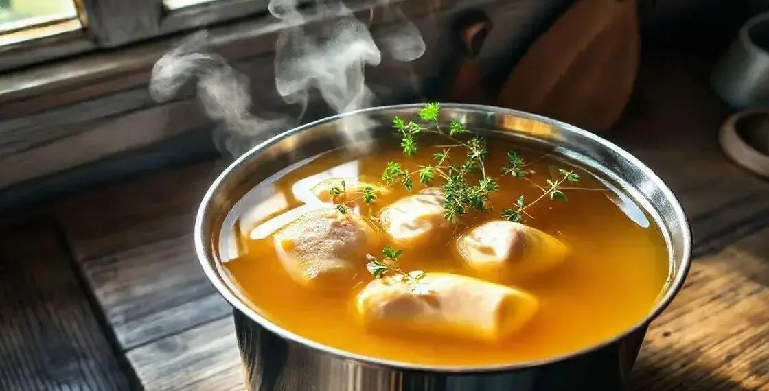 Como fazer caldo de galinha caseiro: o segredo dos chefs para sabor intenso