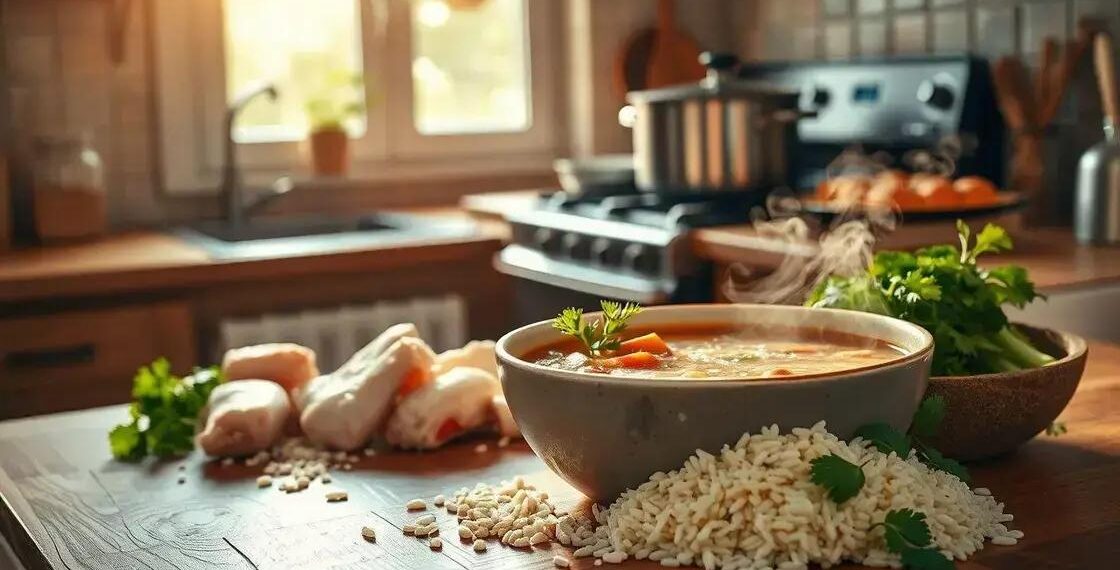 como fazer canja; aprenda o segredo para uma sopa reconfortante em casa