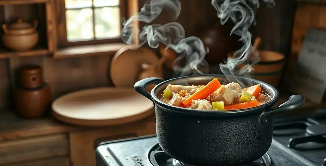 Como fazer canja de galinha na panela de pressão: receita rápida e saborosa