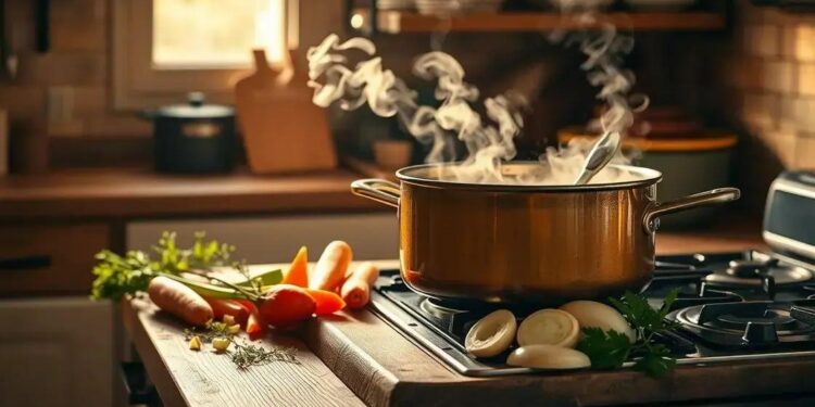 como fazer sopa de frango: segredo simples para um caldo nutritivo em casa