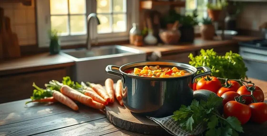 como fazer sopa de legumes com macarrão; guia rápido para um caldo delicioso