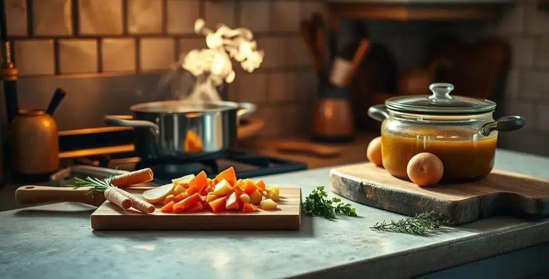 como fazer sopa de legumes; descubra a receita simples para um jantar prático