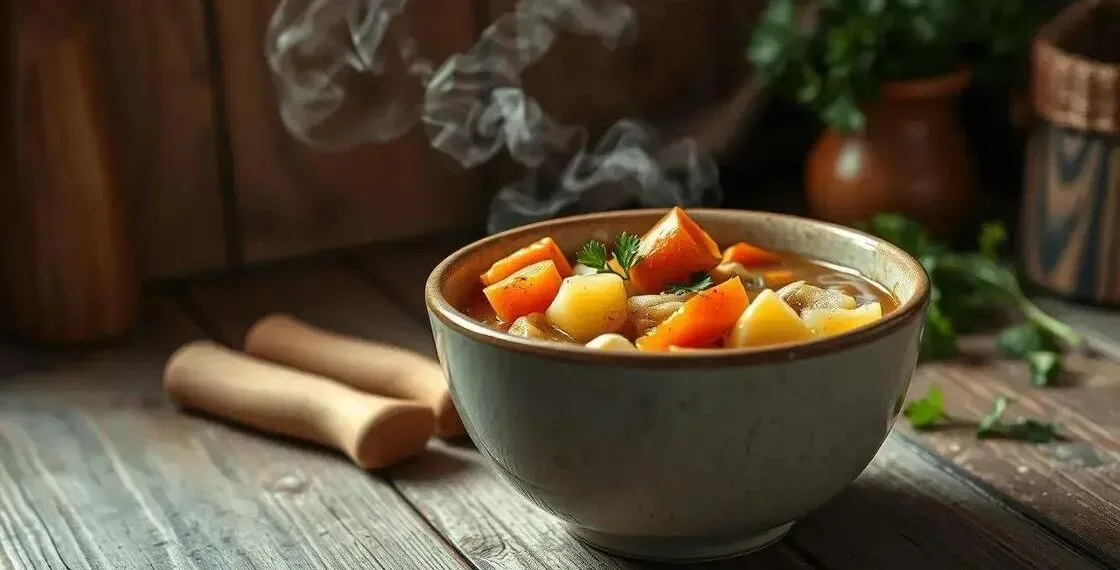 Como fazer sopa de macarrão com batata: receita fácil e reconfortante