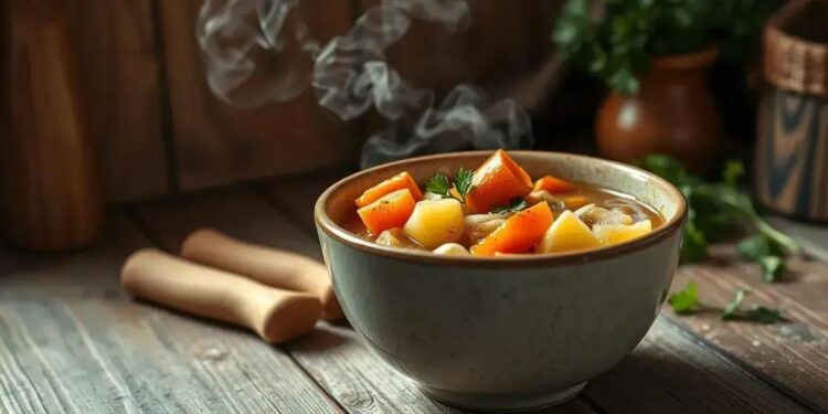 Como fazer sopa de macarrão com batata: receita fácil e reconfortante