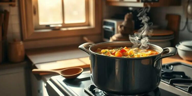 Como fazer sopa simples de macarrão: passo a passo rápido para o almoço