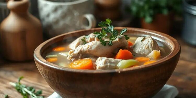 Como fazer uma sopa de frango: receita caseira que cura qualquer resfriado