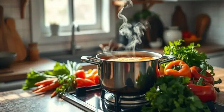 como fazer uma sopa de macarrão; segredos para um caldo rico em sabor