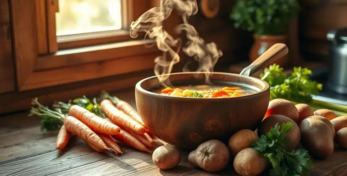 Como fazer uma sopa simples: receita rápida e saborosa para dias frios