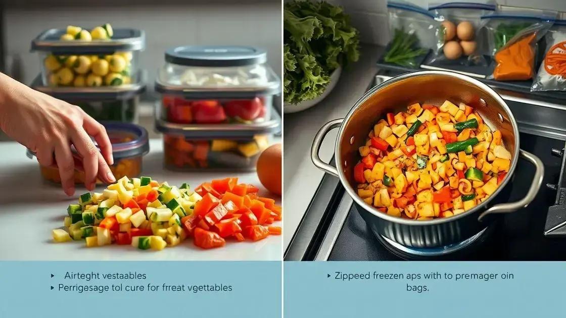 Como preparar e conservar as verduras para máximo sabor