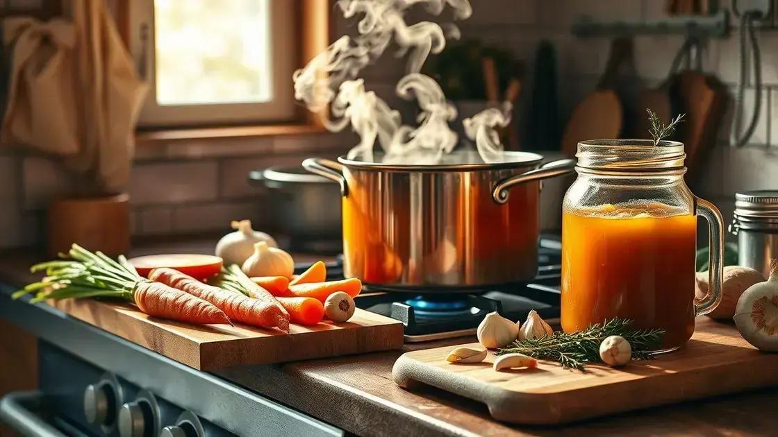 como preparar um caldo nutritivo do zero