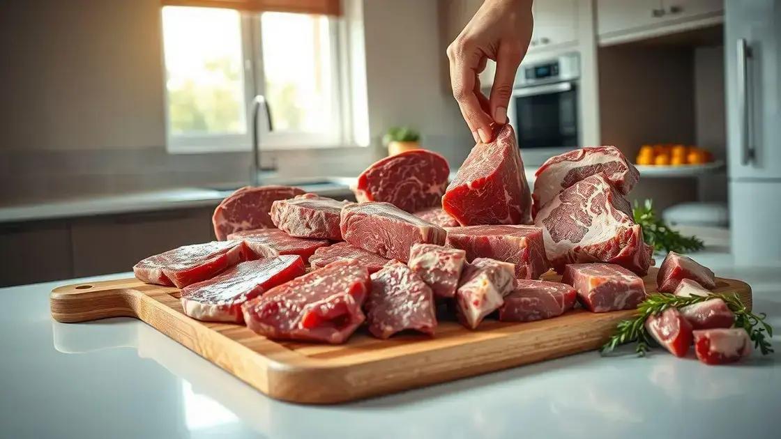 Como selecionar carne ideal para a sopa