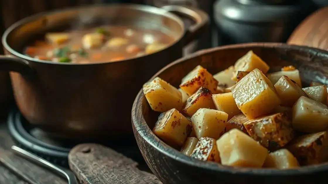 Como usar batata e mandioquinha para um caldo cremoso Como usar batata e mandioquinha para um caldo cremoso