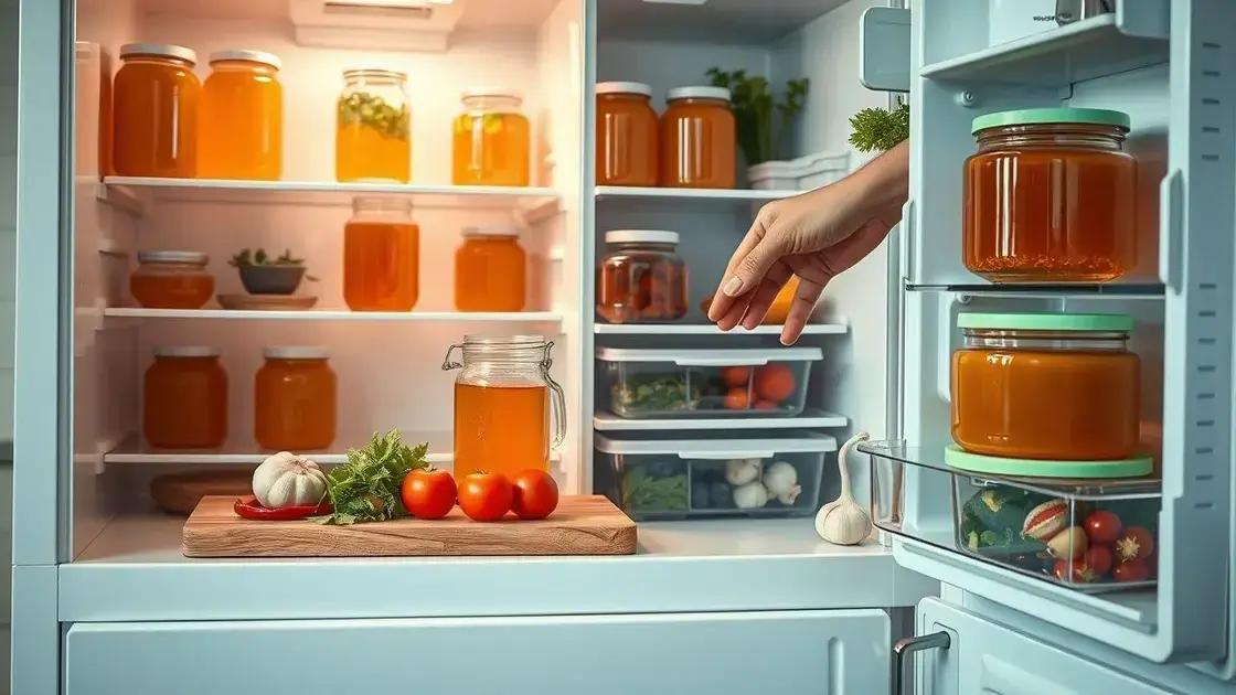 dicas de armazenamento para conservar o caldo