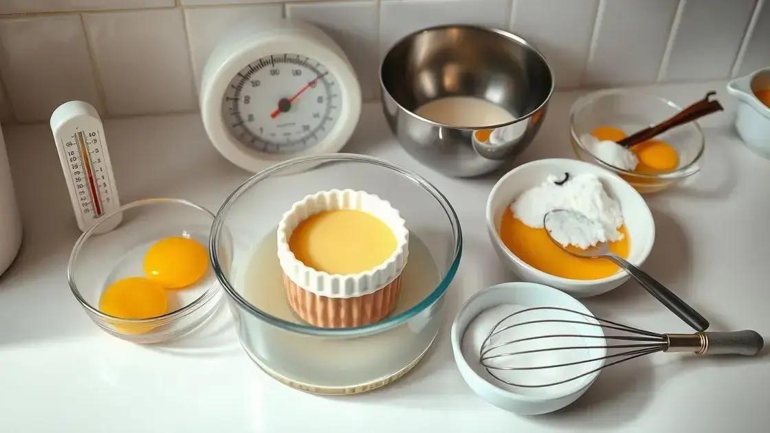 dicas de cozimento para pudim firme e brilhante