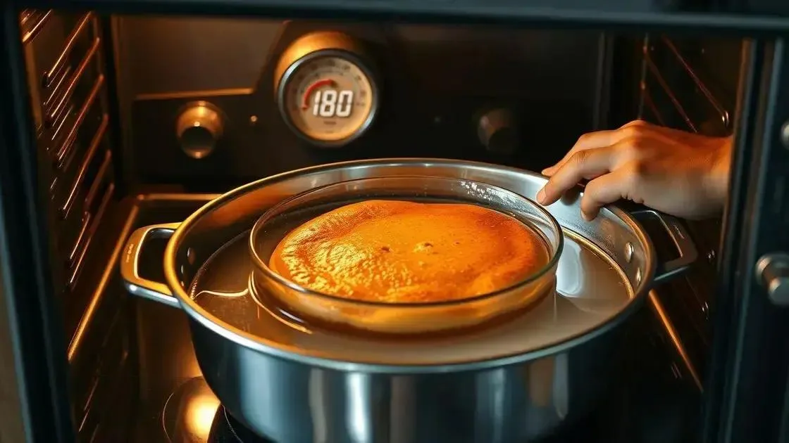 dicas de forno, banho-maria e tempo de cozimento