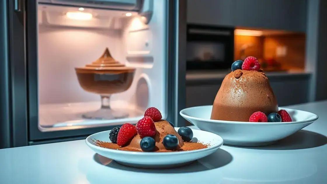 dicas de refrigeração, tempo de gelamento e apresentação