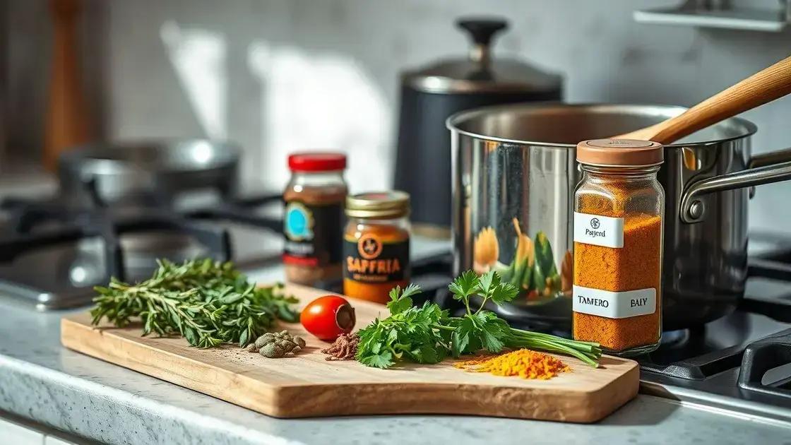 Dicas de sabor: temperos que elevam o prato